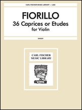 36 CAPRICES OR ETUDES VIOLIN cover